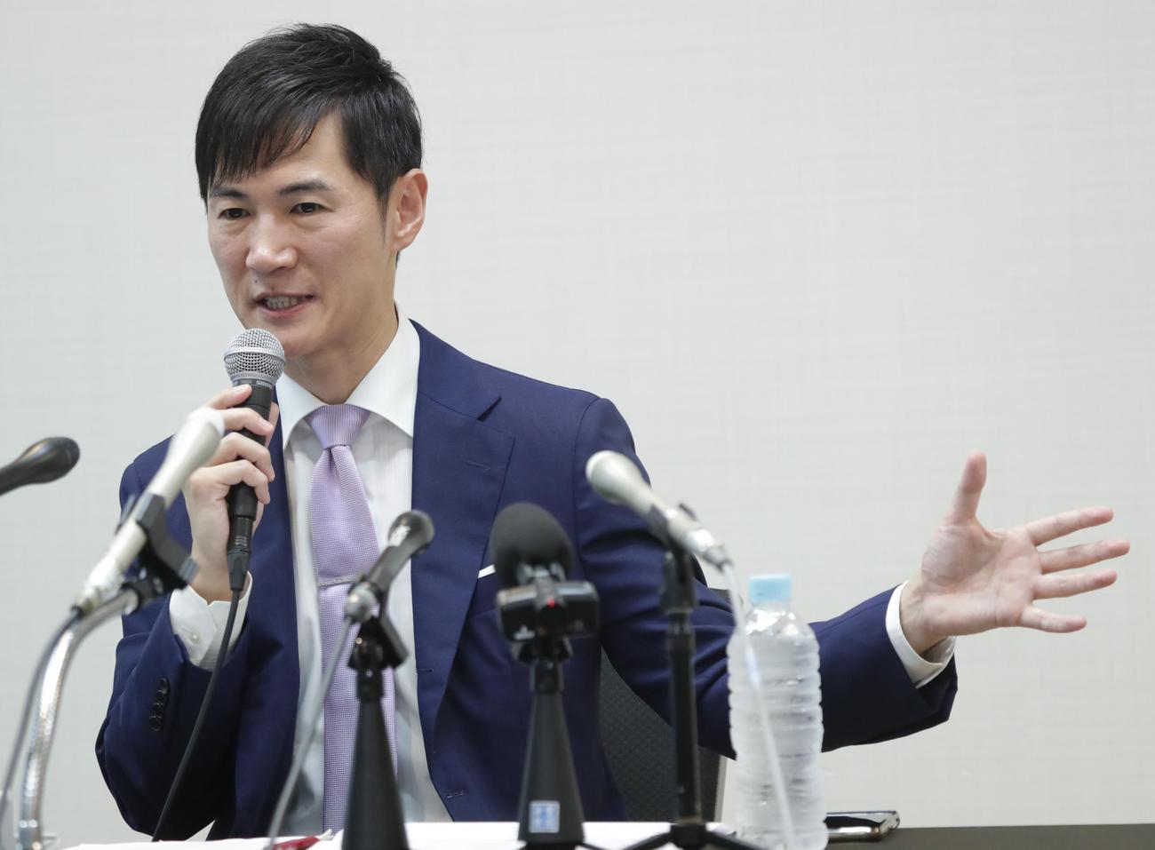 「再生の道」代表退任を表明した石丸伸二氏
