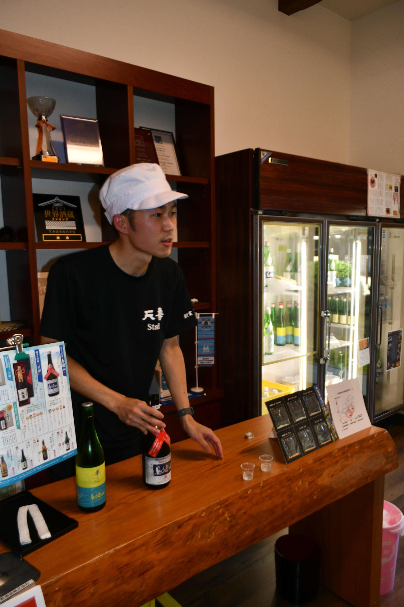 天寿酒造では酒蔵を見学した後に試飲も