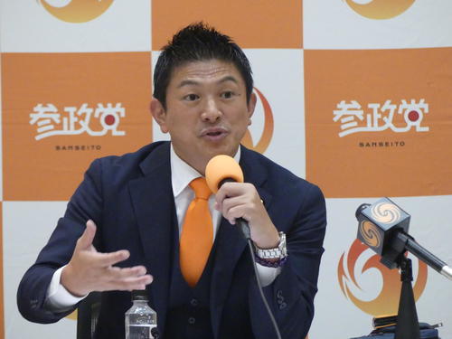 参政・神谷代表「選挙で白黒つけましょう」水道事業めぐり現職と対立の