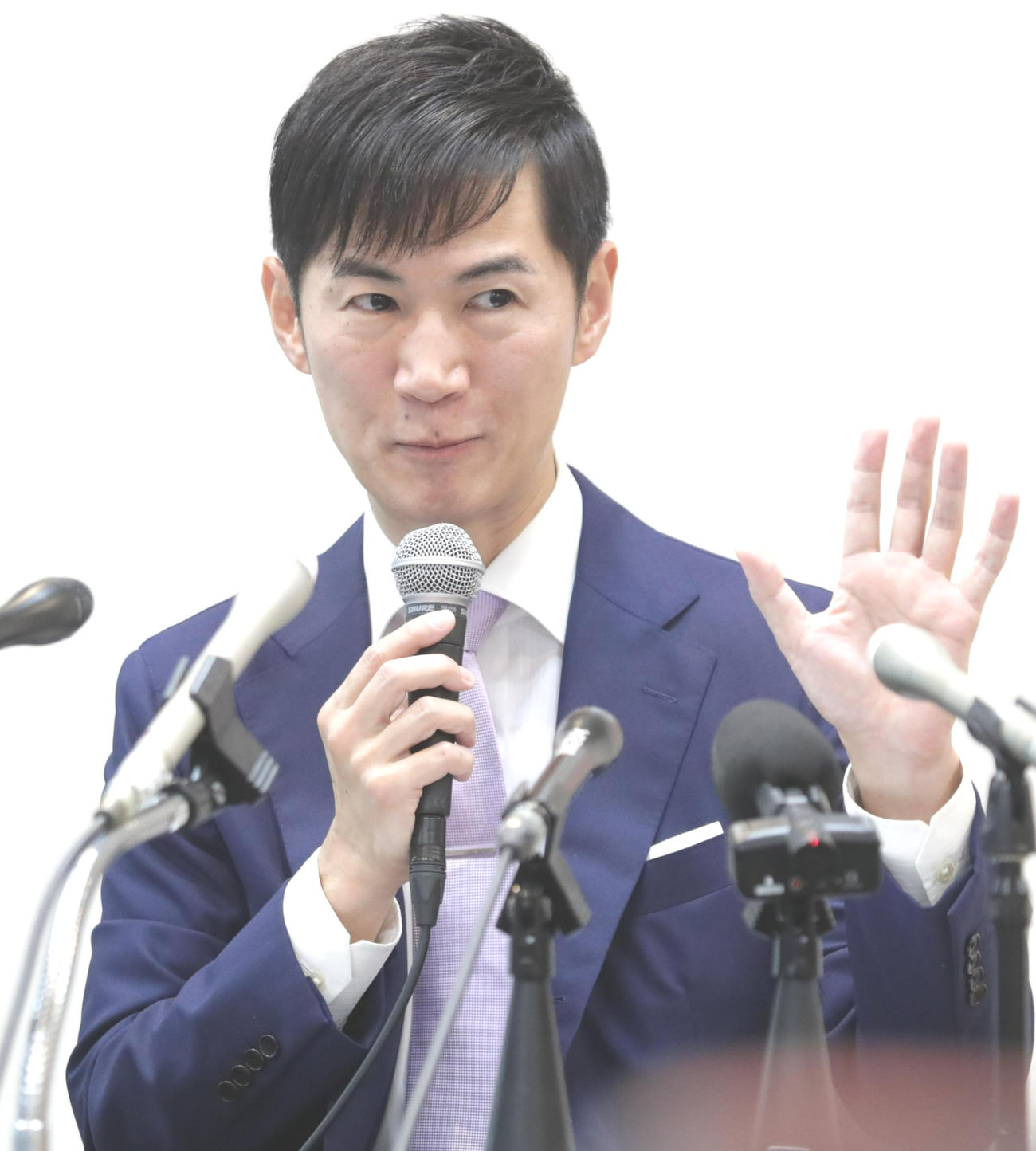石丸伸二氏（2025年8月撮影）