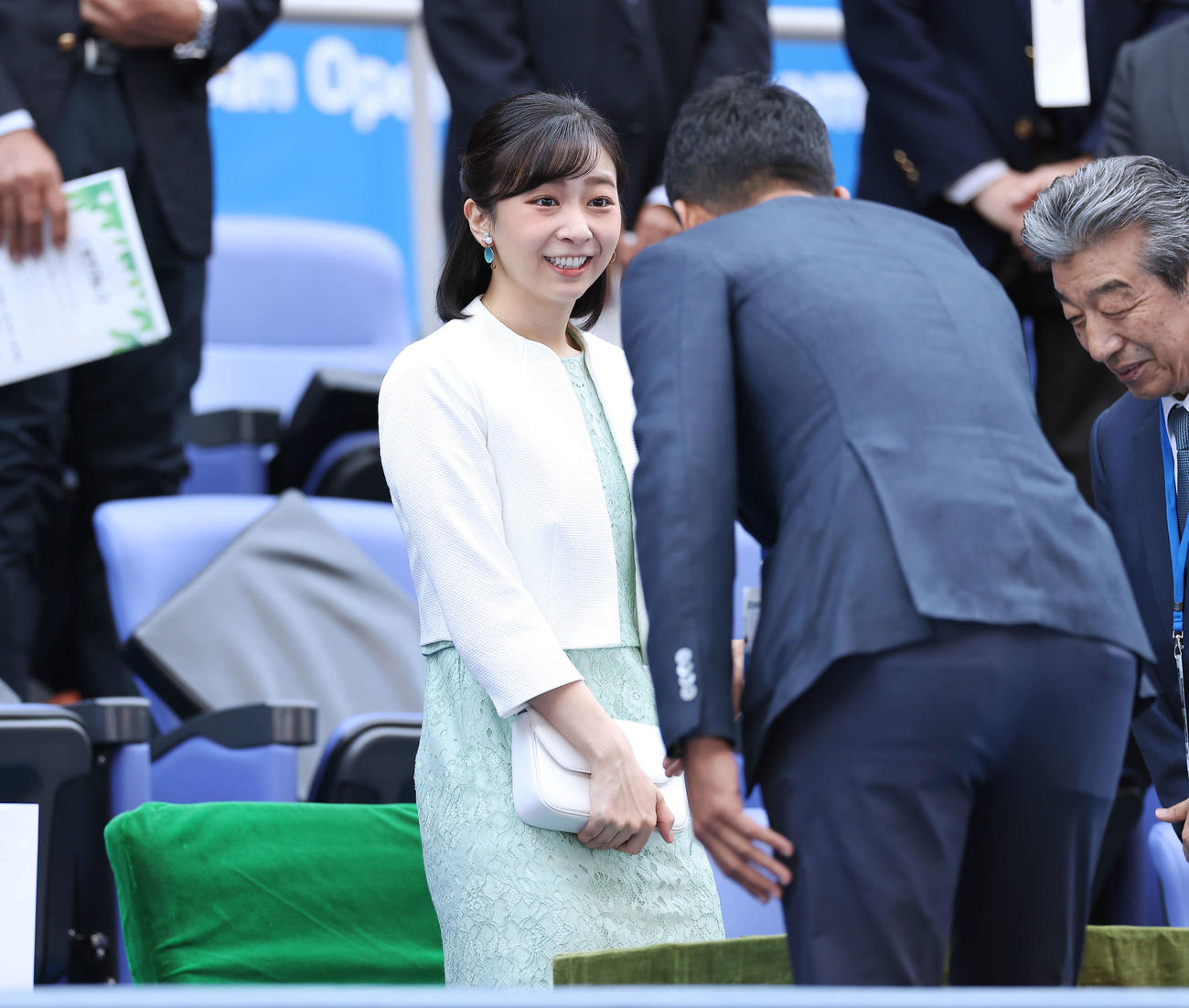ジャパン・オープン・テニス選手権の観戦に出席される秋篠宮家の次女佳子さま（2023年10月撮影）