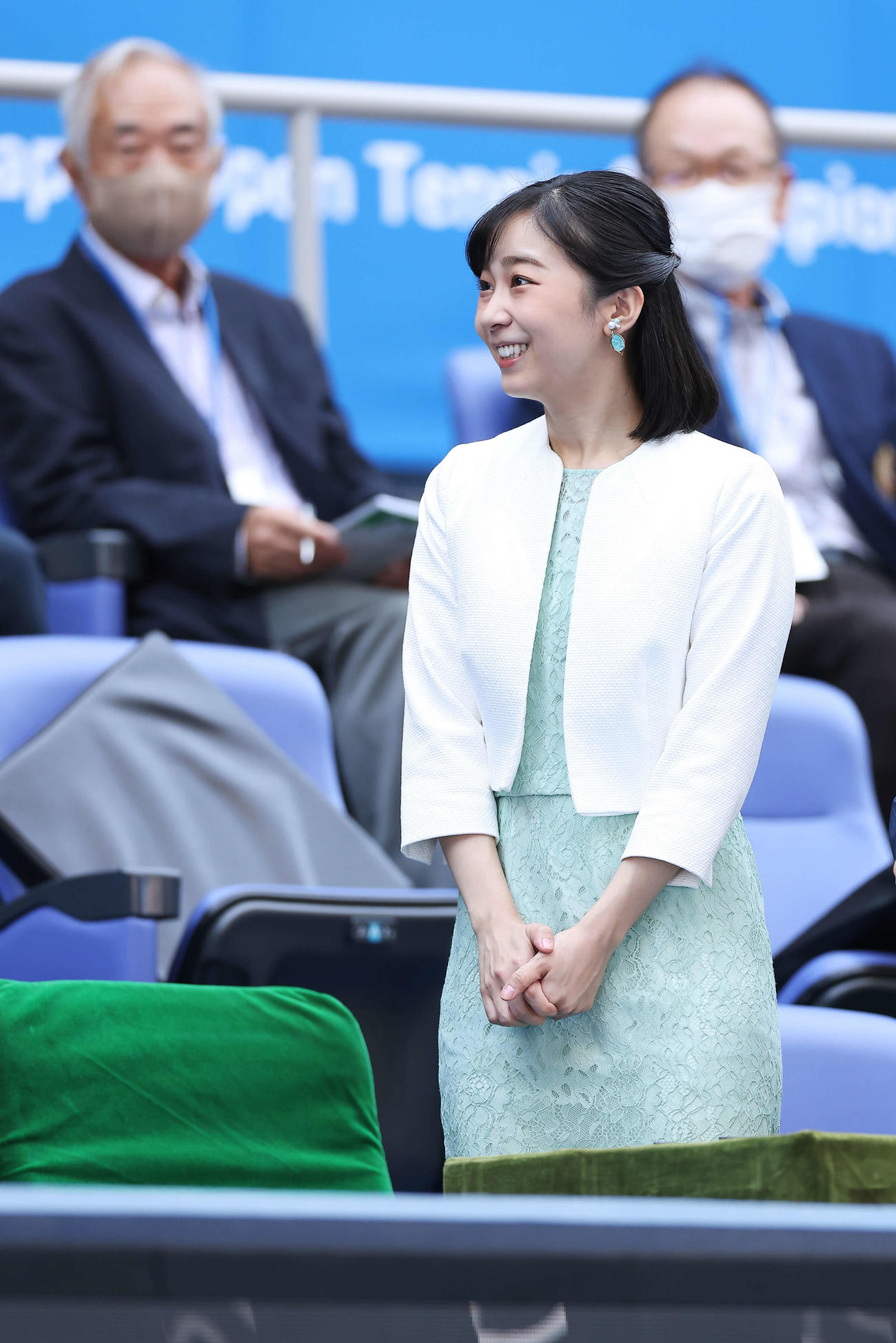 ジャパン・オープン・テニス選手権の観戦に出席される秋篠宮家の次女佳子さま（2023年10月撮影）