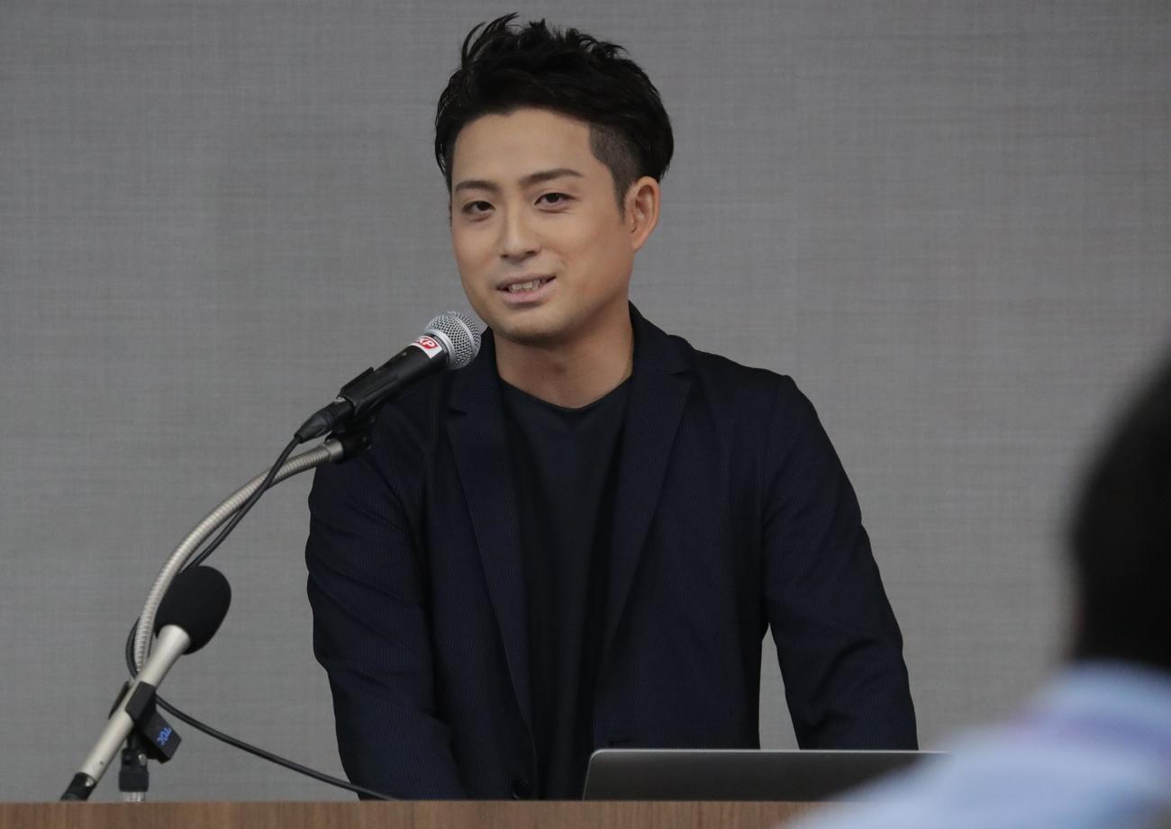 「再生の道」代表選に立候補した青柳充哉氏