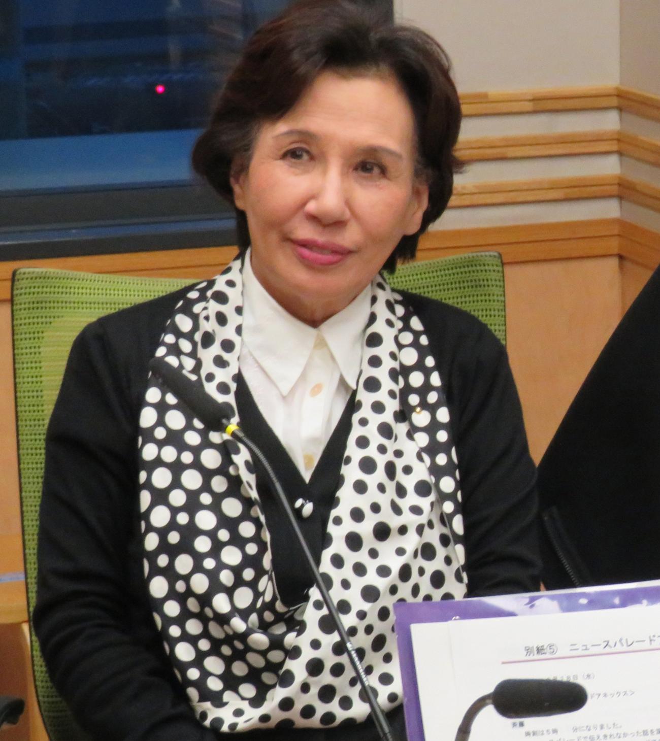 田中真紀子元外相（2017年10月撮影）