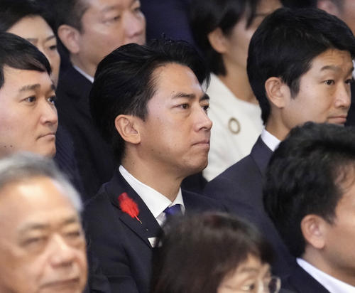 自民党総裁選で高市早苗氏に敗れた小泉進次郎氏（共同）