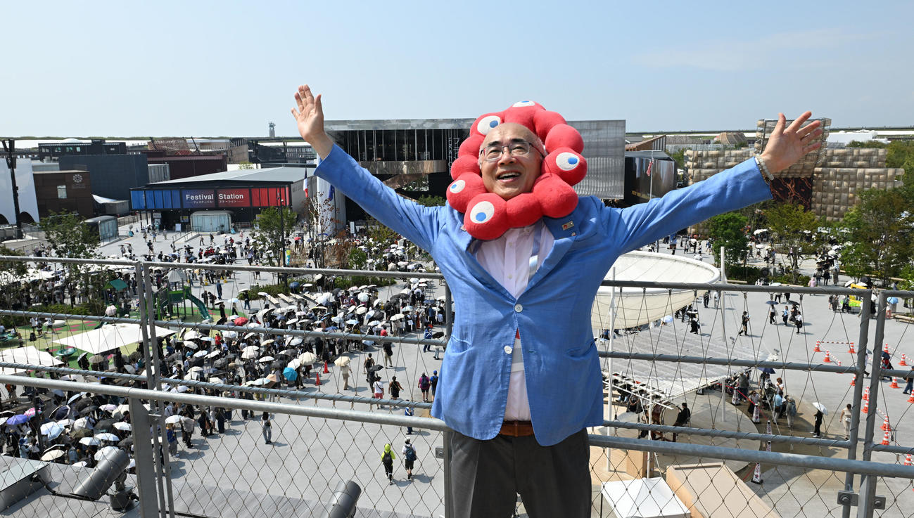 万博後について熱く語る大阪観光局の溝畑宏理事長（撮影・和賀正仁）