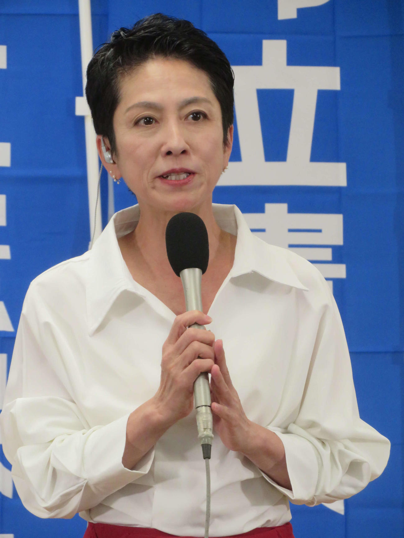 蓮舫氏（2025年7月撮影）