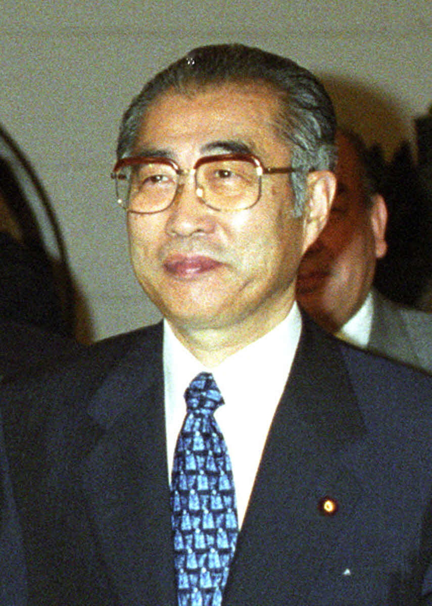 小渕恵三元首相（1999年10月撮影）