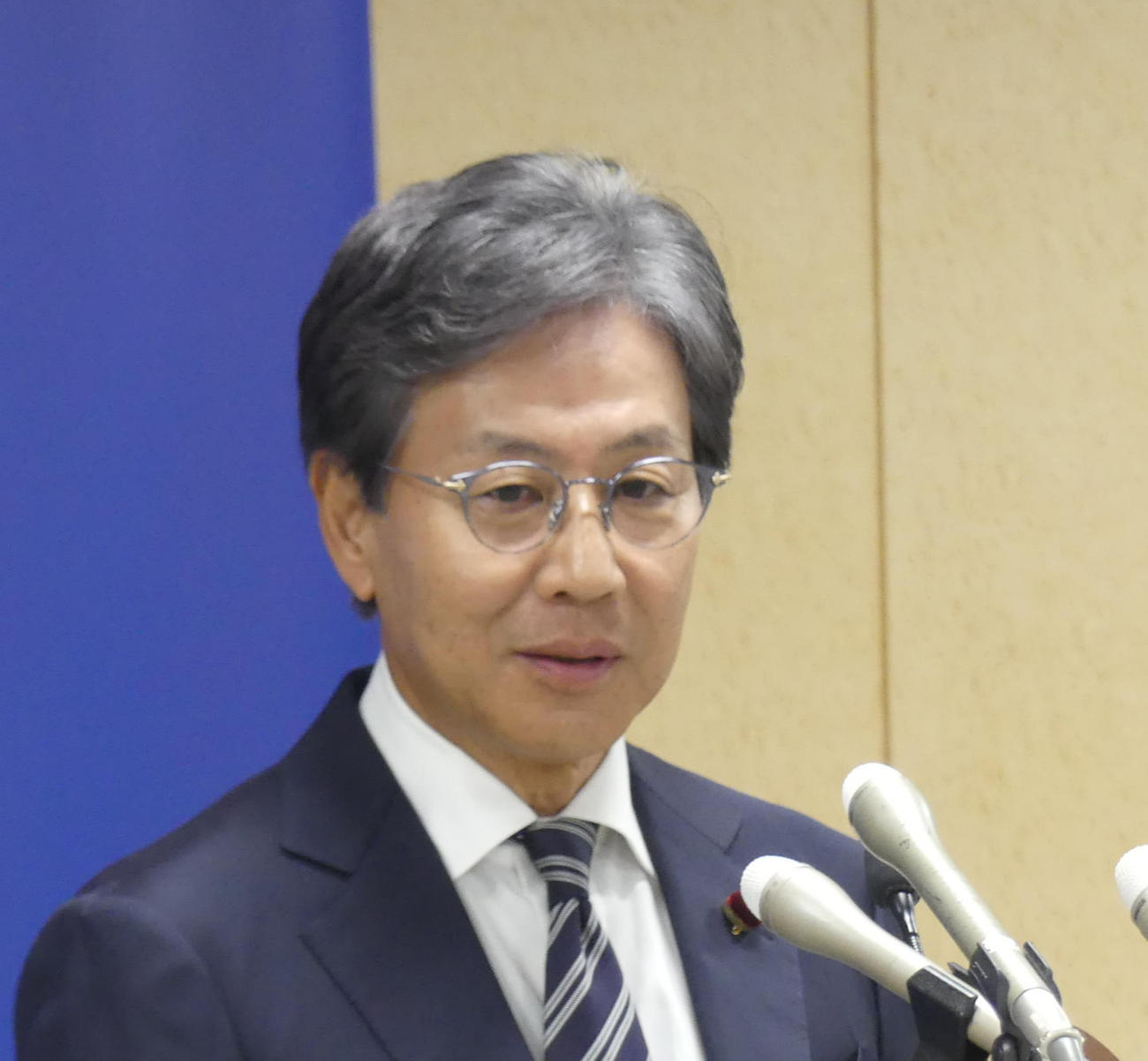 立憲民主党の安住淳幹事長（2025年9月撮影）