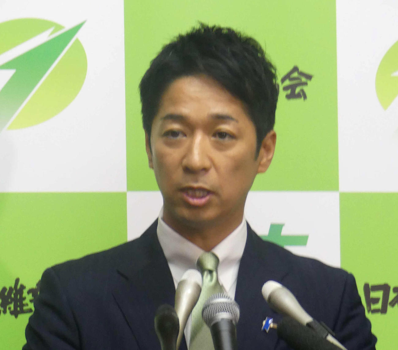 日本維新の会の藤田文武共同代表（2025年10月16日）