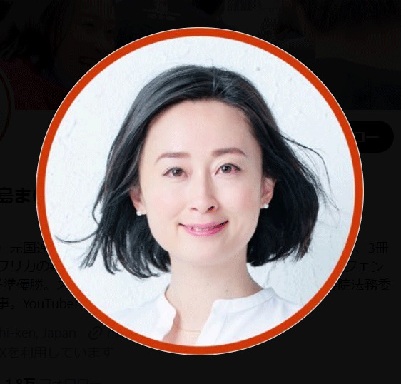 田島麻衣子参院議員のXから