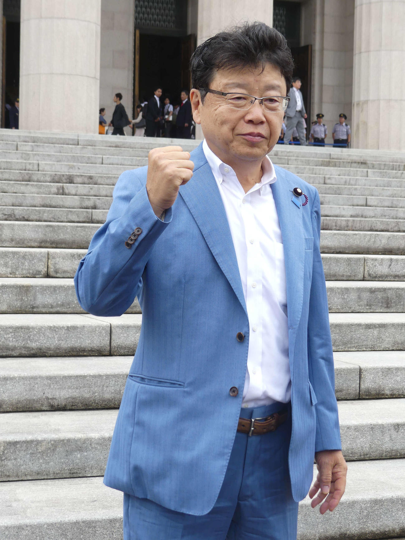 北村晴男参院議員（25年８月）