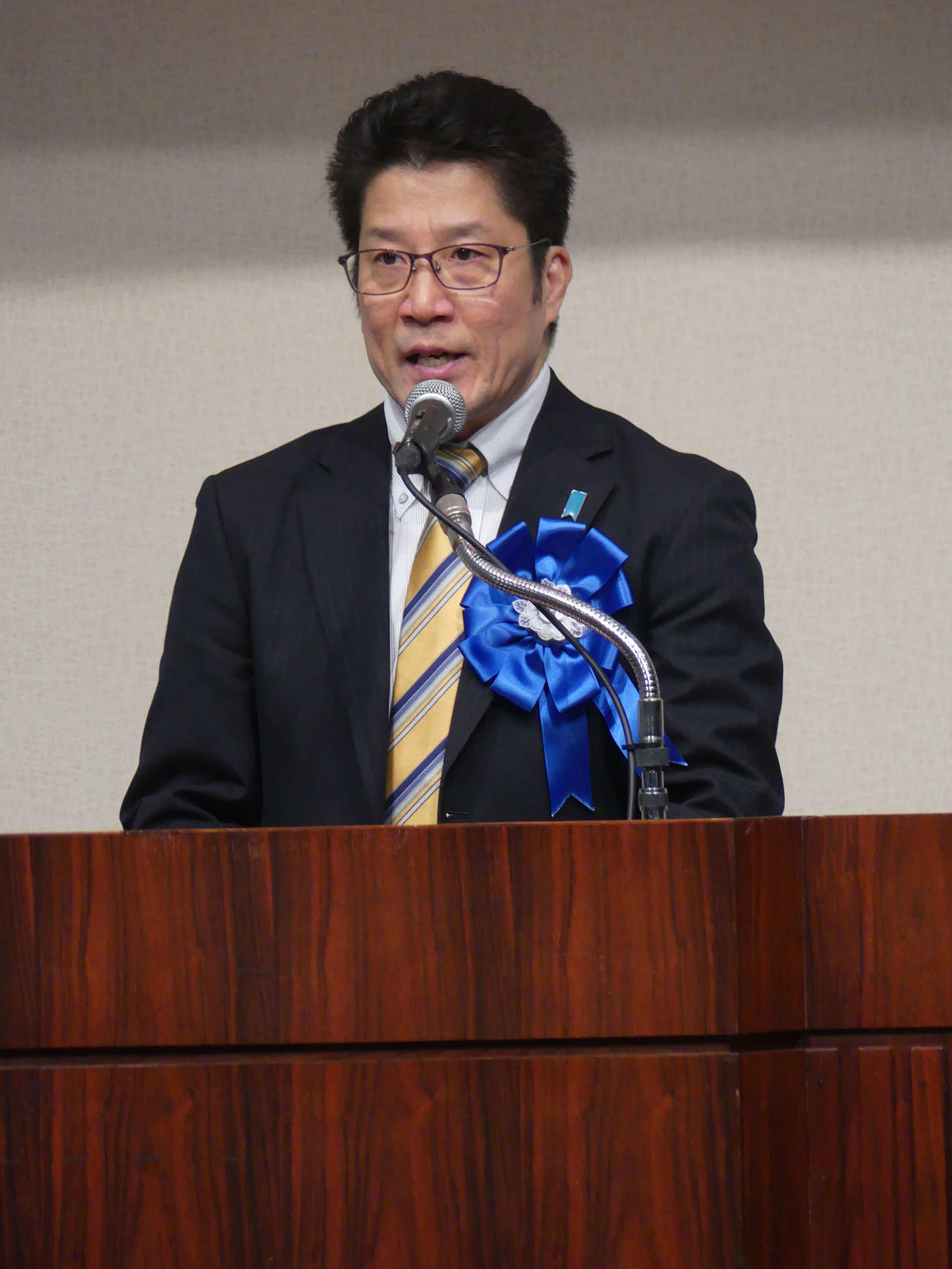 北朝鮮による拉致被害者横田めぐみさんの弟で、家族会代表の横田拓也さん（撮影・中山知子）