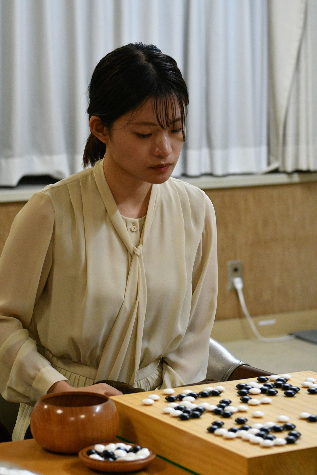 星合志保四段を下して6連覇を達成した藤沢里菜女流本因坊