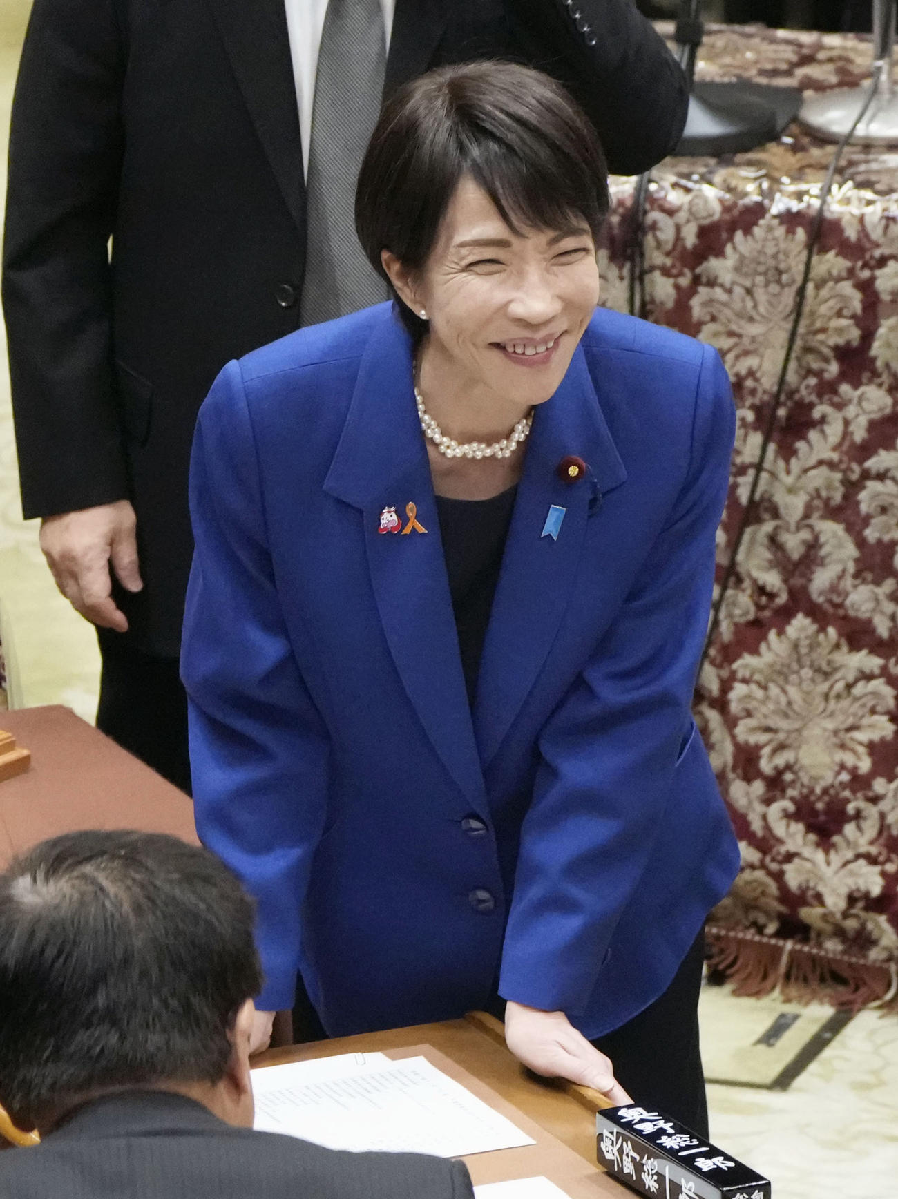 衆院予算委に臨む高市首相（共同）