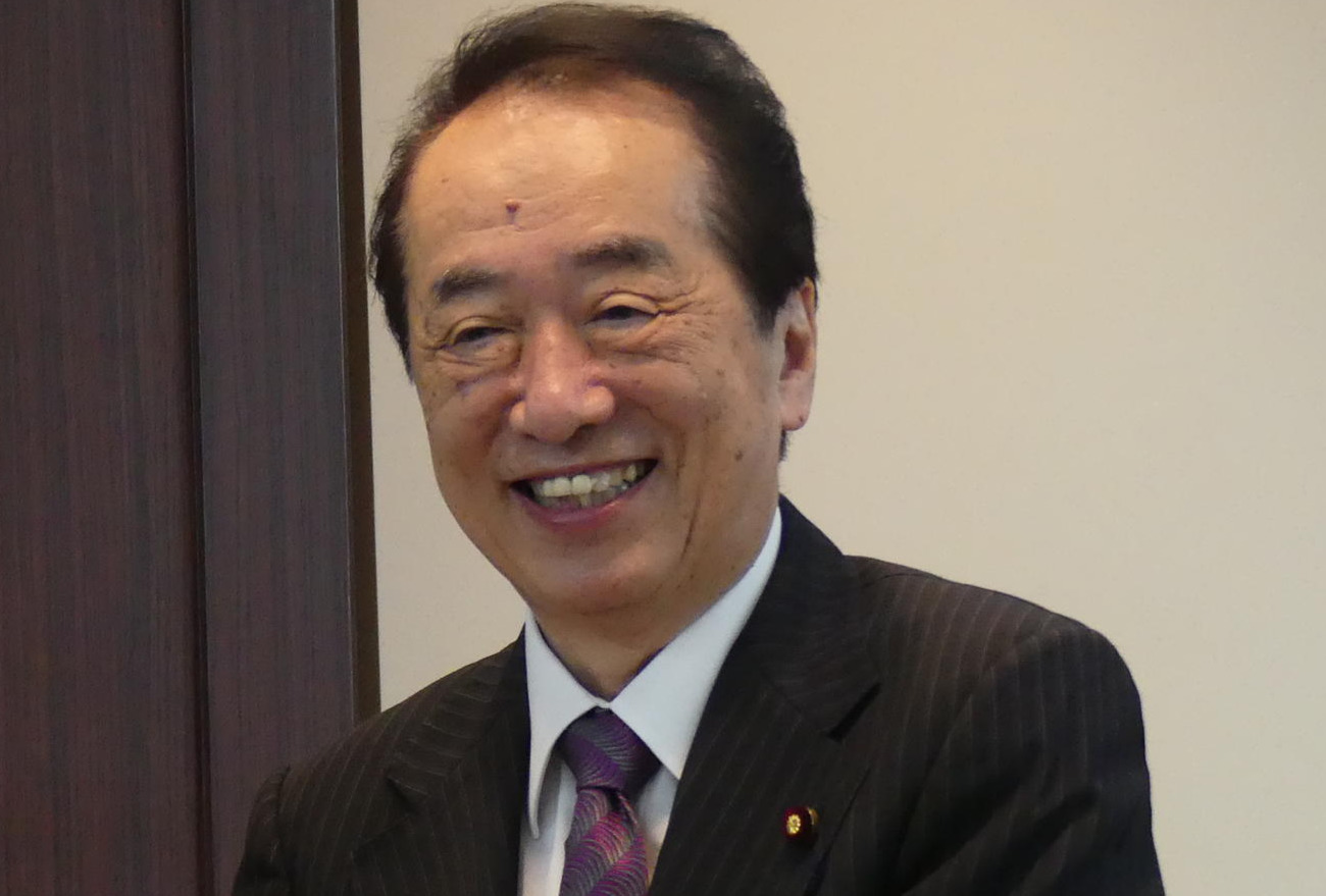 菅直人元首相（2023年11月5日撮影）