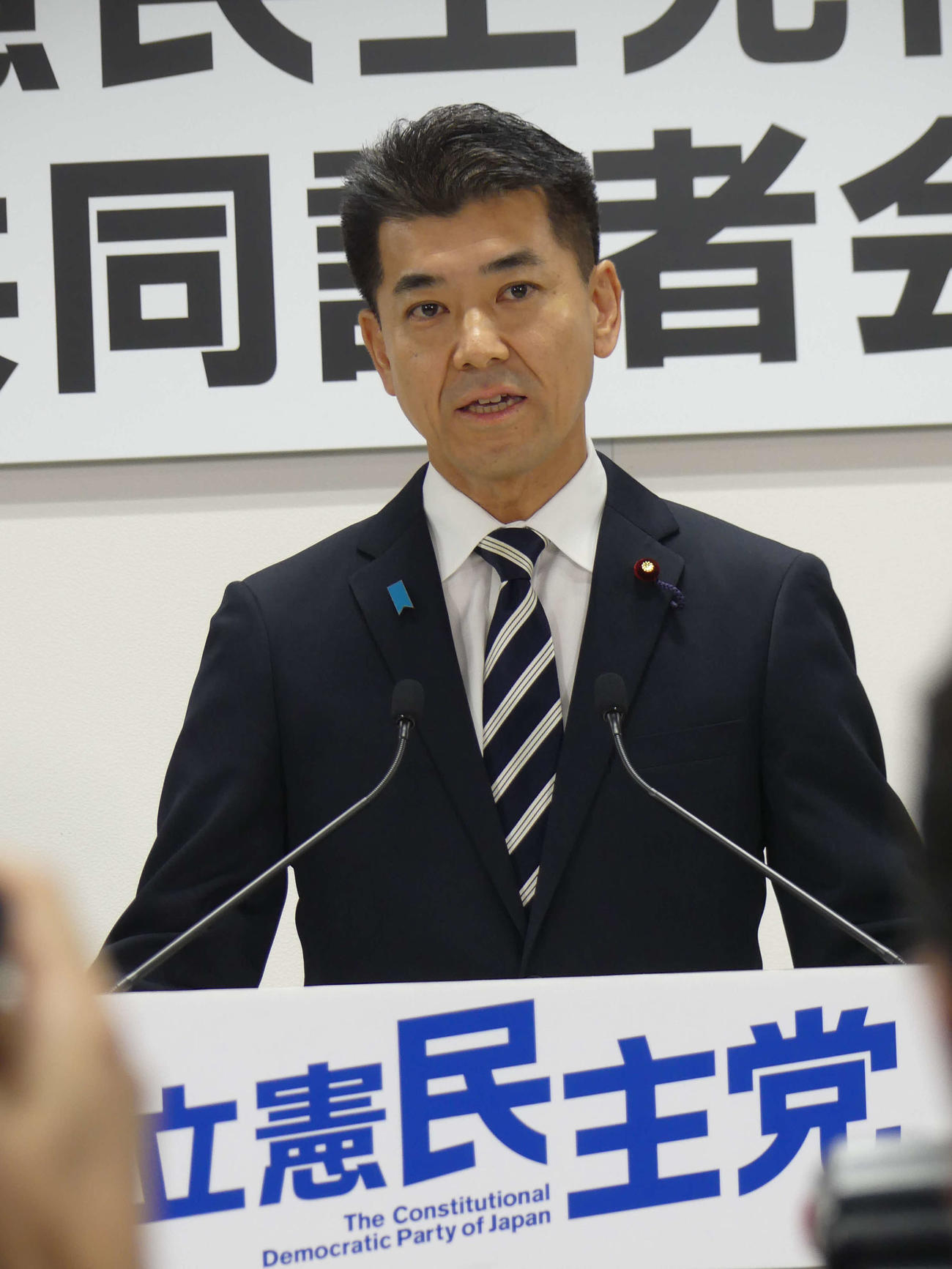 立憲民主党の泉健太前代表（2024年9月7日撮影）