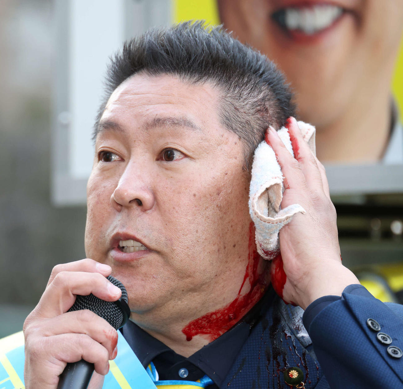 立花孝志容疑者（2025年3月撮影）
