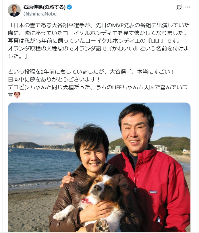 石原伸晃のＸから