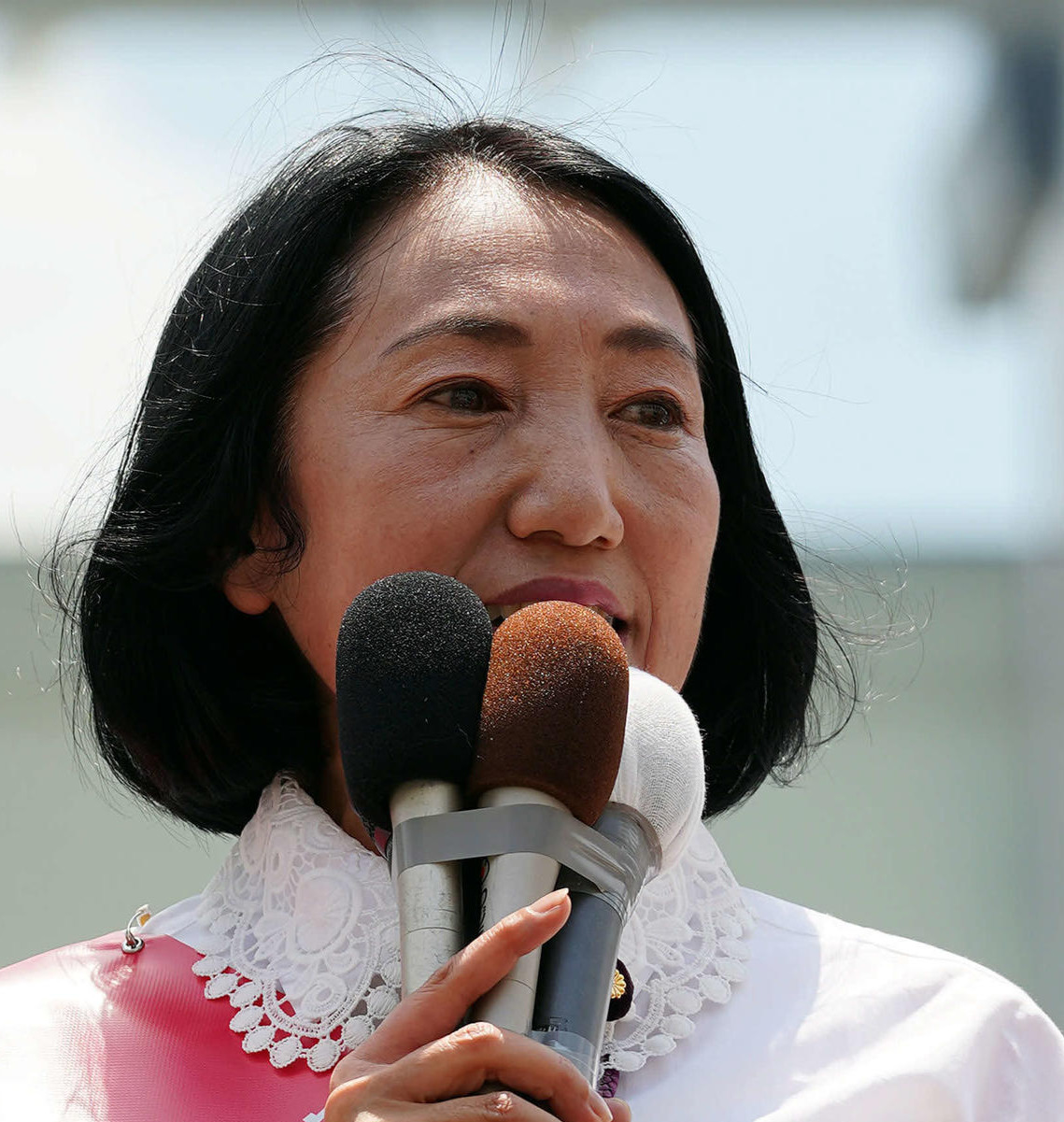 社民党の大椿裕子副党首（2025年7月撮影）