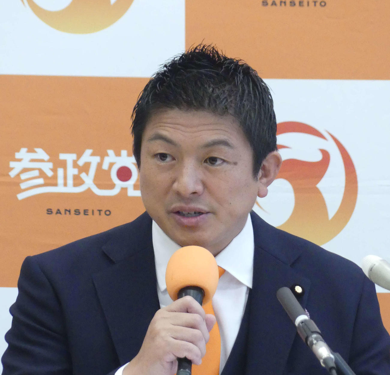 参政党の神谷宗幣代表（2025年9月撮影）