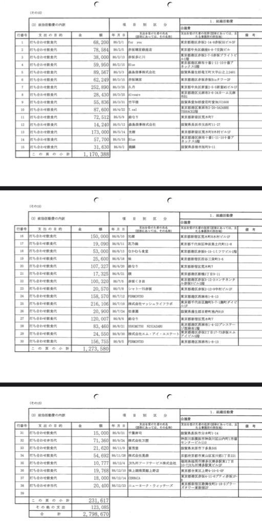 蓮舫氏のXから