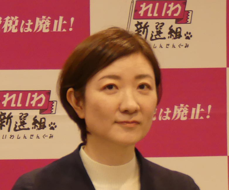 れいわ新選組の大石晃子氏（2023年10月撮影）