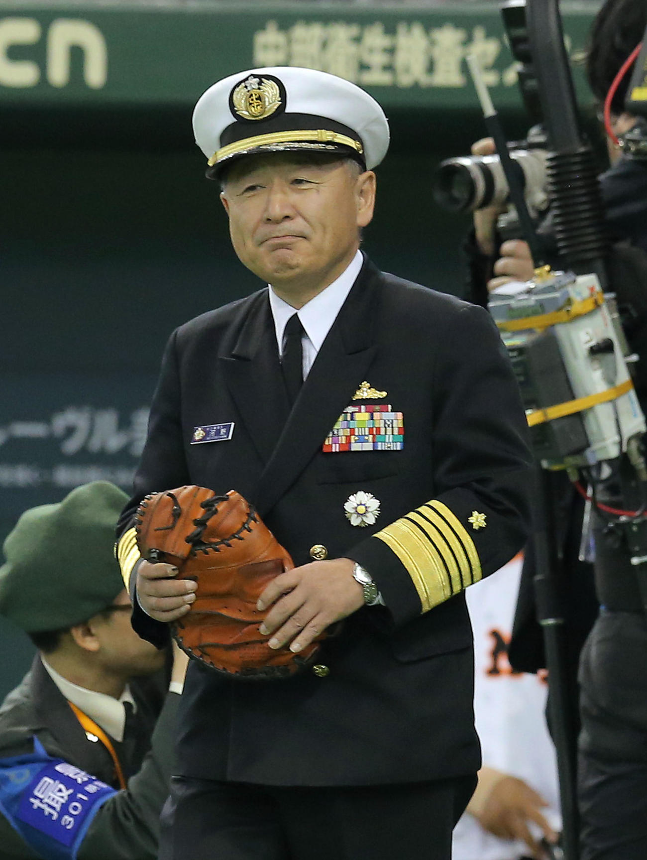 元統合幕僚長の河野克俊氏（15年3月撮影）