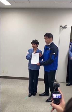馳浩知事のXから