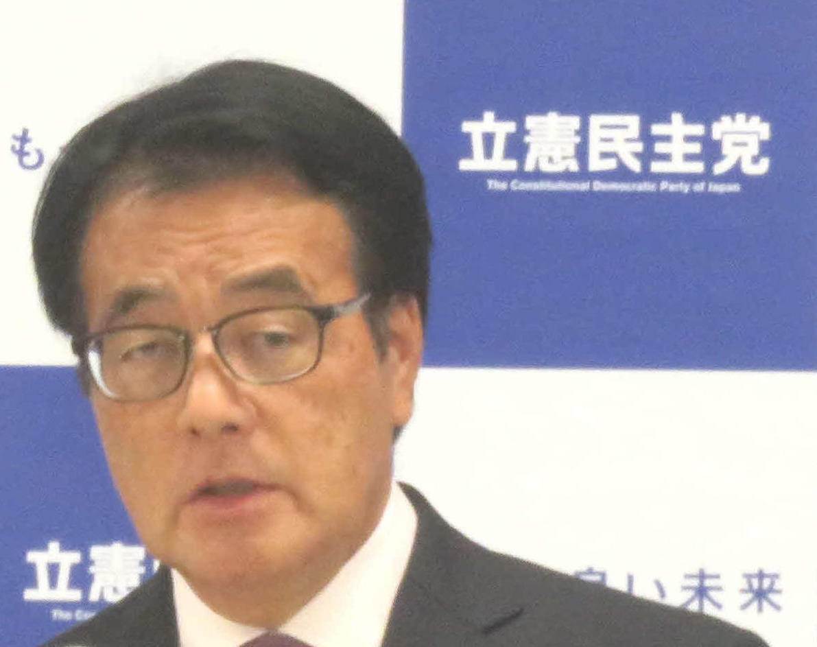 立憲民主党の岡田克也元外相（2023年撮影）