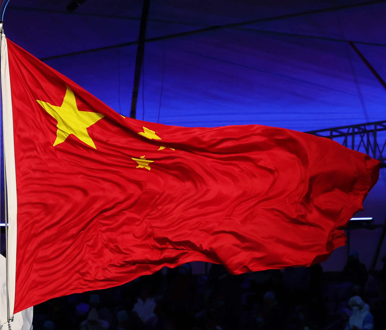 中国国旗（2022年撮影）