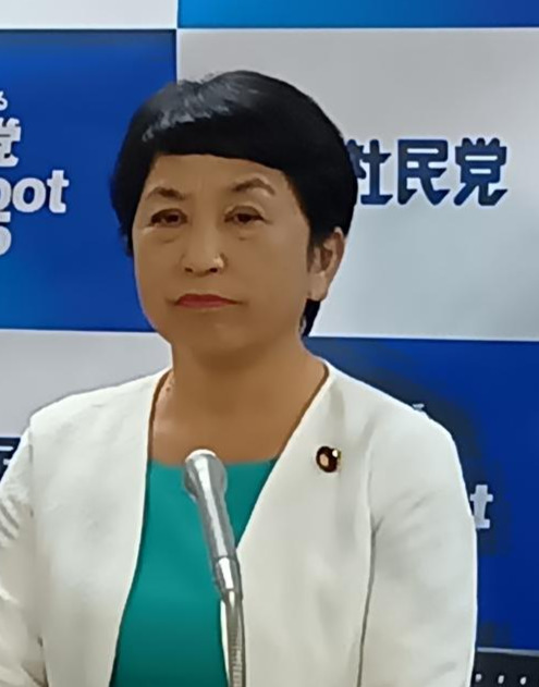 福島瑞穂社民党党首（2025年７月撮影）