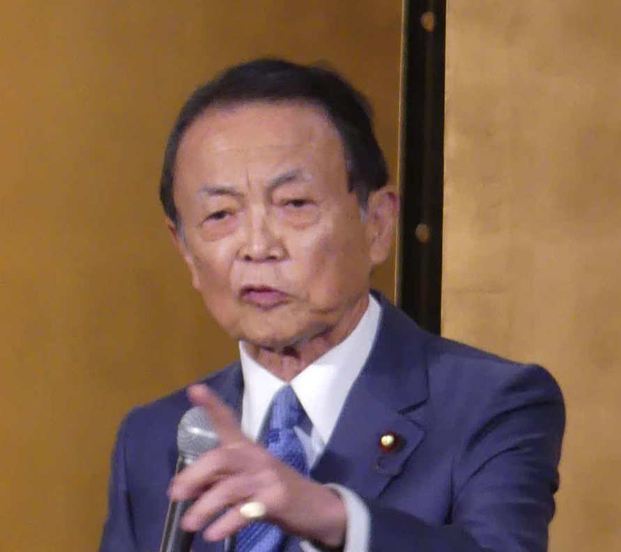 麻生太郎元首相（2025年7月撮影）