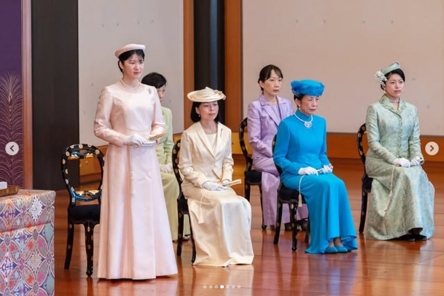 宮内庁のインスタグラムから