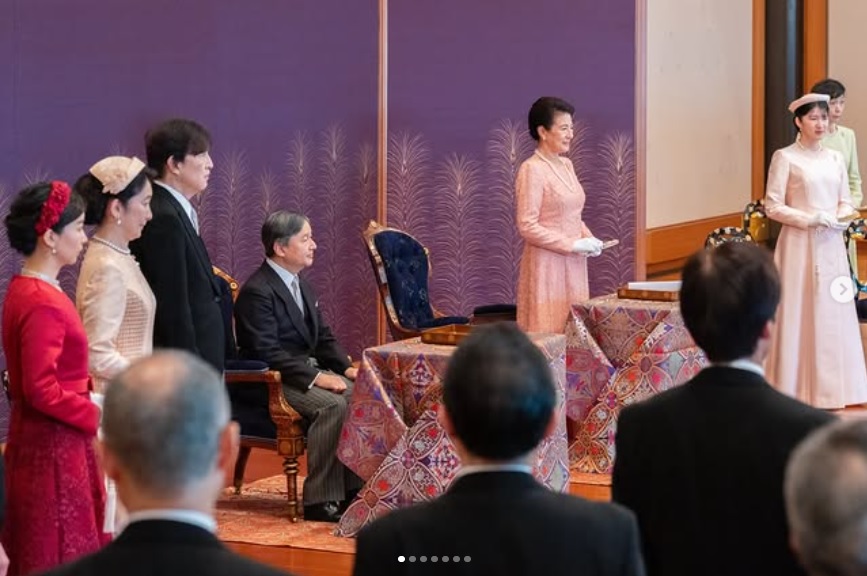 宮内庁のインスタグラムから
