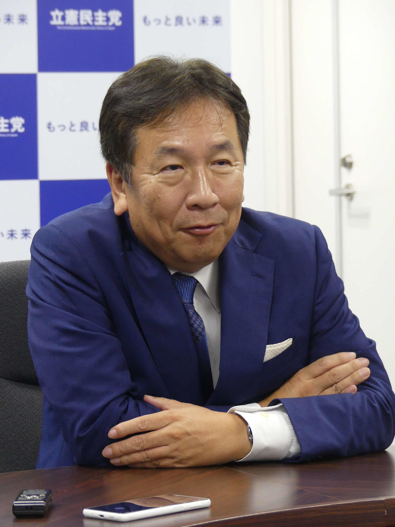 枝野幸男元代表（2024年9月撮影）