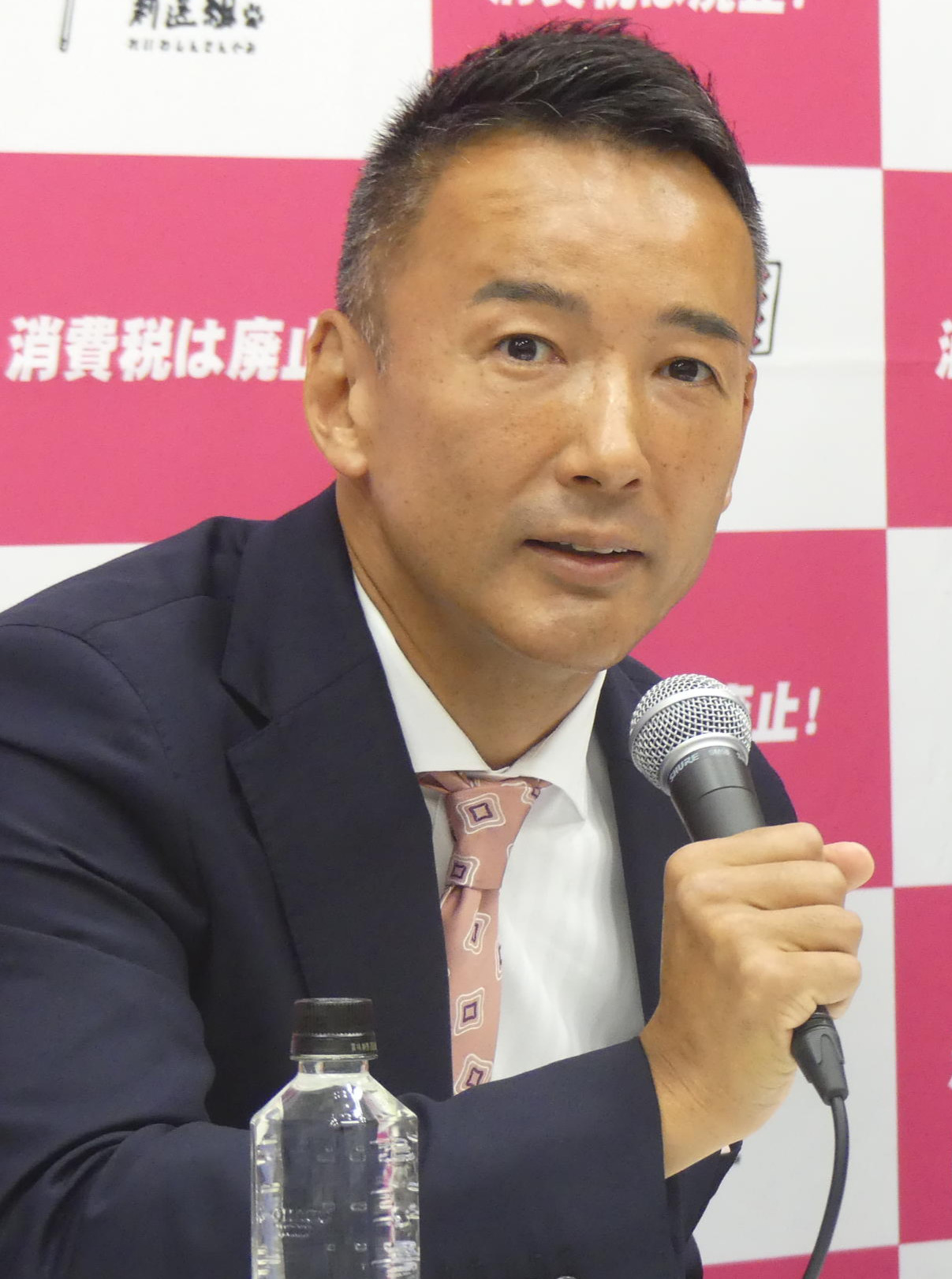 れいわ新選組の山本太郎代表（2025年7月撮影）