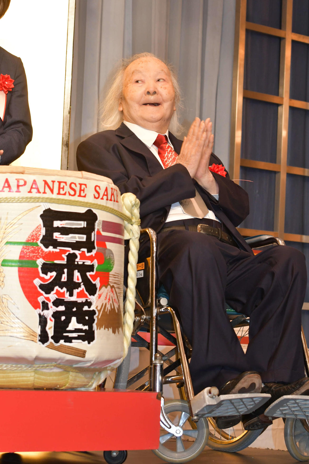 昨年5月の将棋棋王戦50周年記念祝賀会に出席した加藤一二三さん