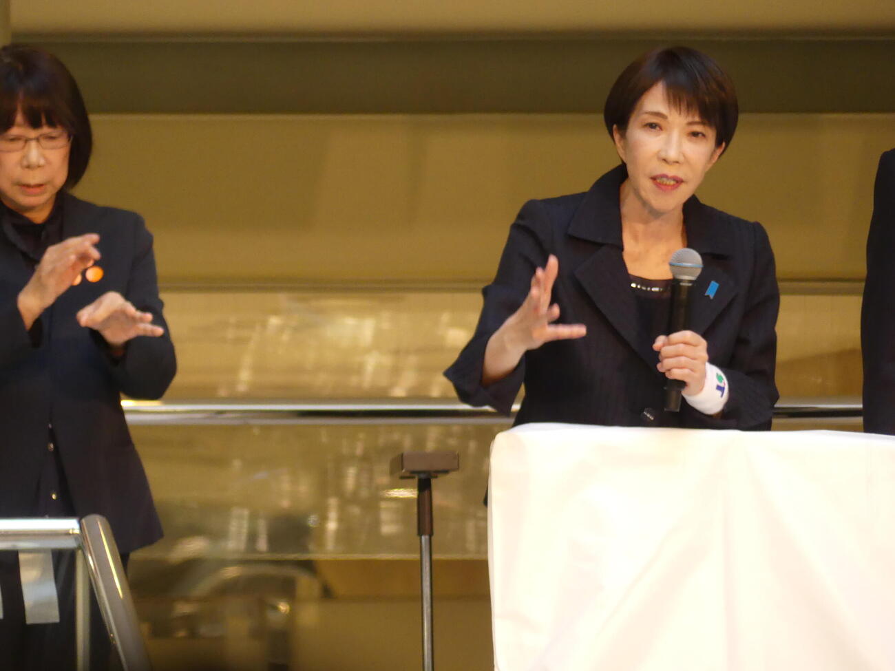 衆院選の候補者応援で支持を訴える高市早苗首相（撮影・中山知子）