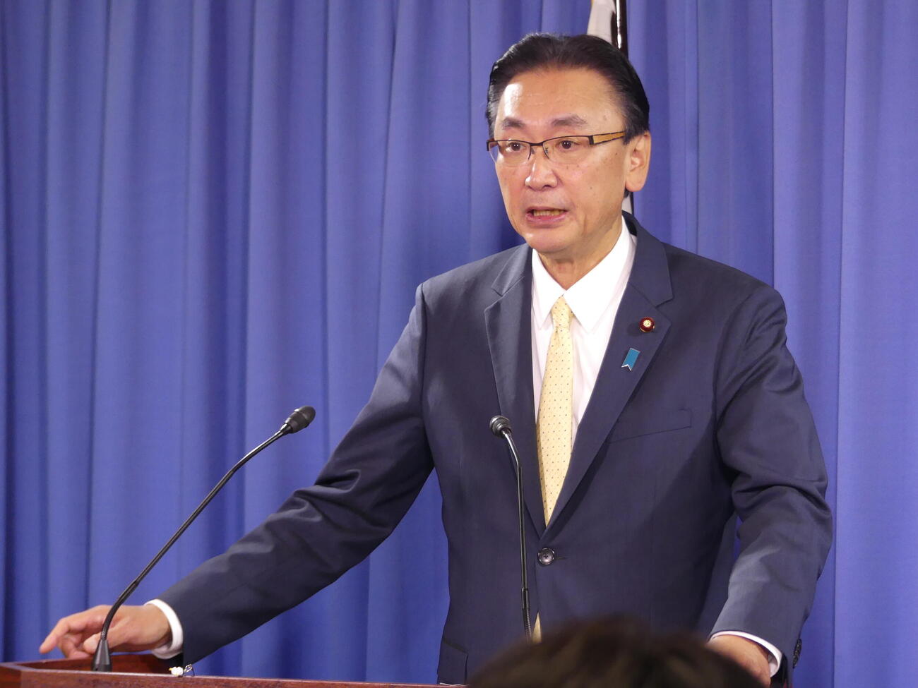 古屋圭司選対委員長（2016年9月撮影）