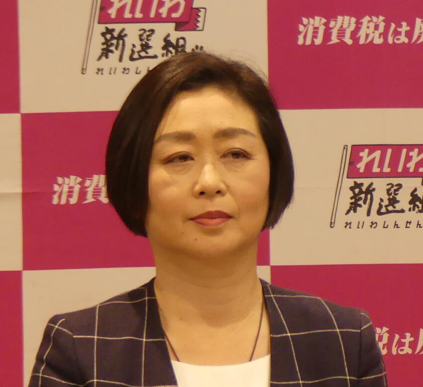 れいわ新選組の櫛渕万里氏（23年10月撮影）