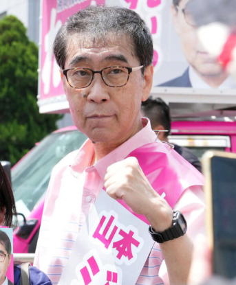 れいわ新選組の山本譲司氏（25年7月）