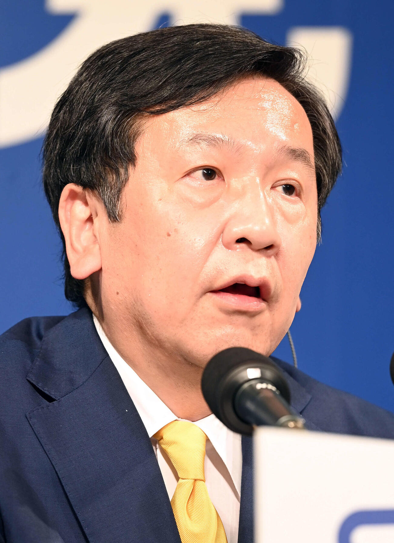 枝野幸男氏（2021年10月31日撮影）