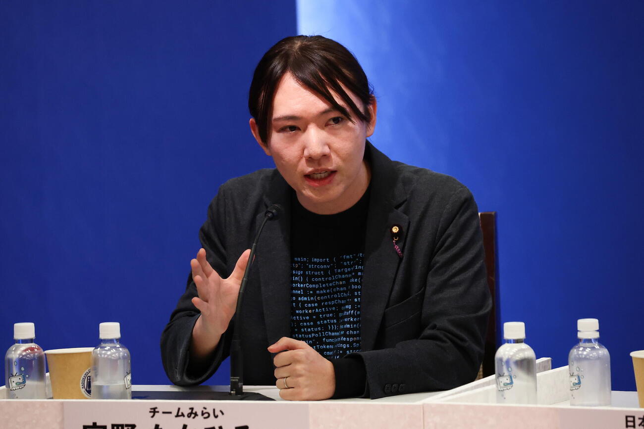 チームみらいの安野貴博党首（2026年1月撮影）