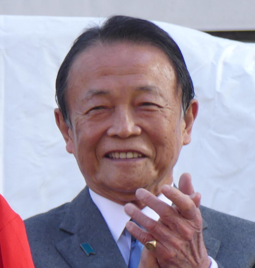 自民党の麻生太郎副総裁（2026年2月6日）