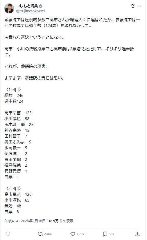 辻元清美氏のXから