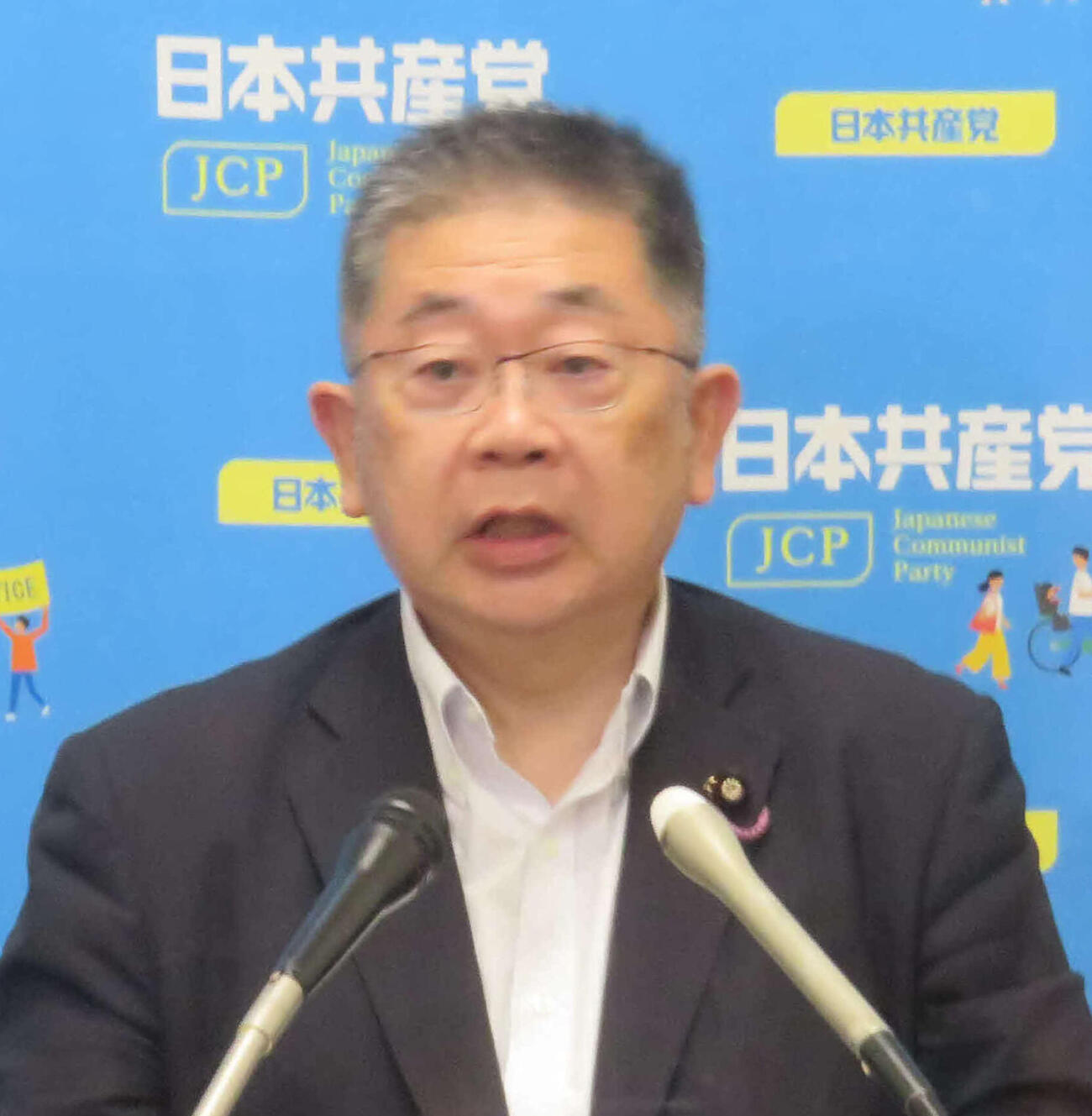 共産党の小池晃書記局長（2023年撮影）