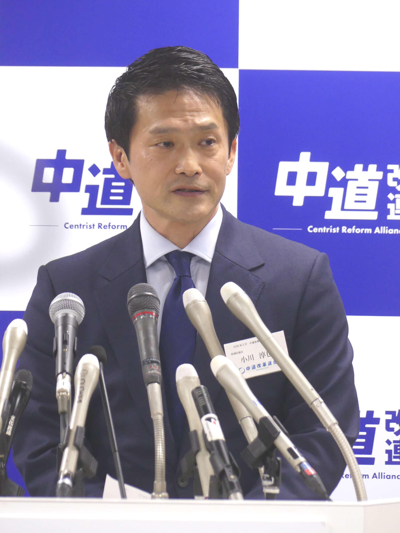 小川淳也氏（2026年2月撮影）