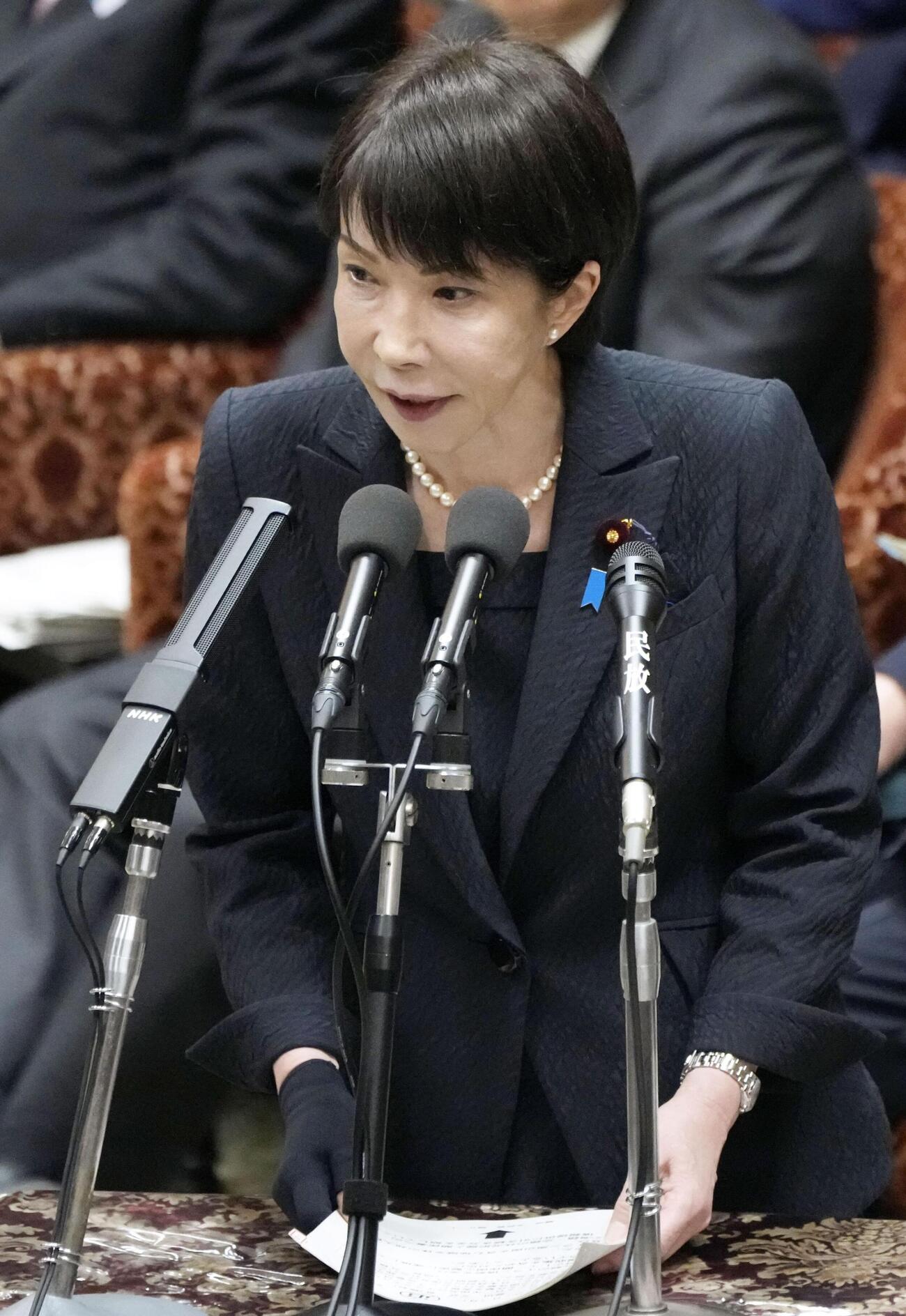 衆院予算委で、日本維新の会の藤田共同代表のイラン情勢についての質問に答弁する高市首相＝2日午前（共同）