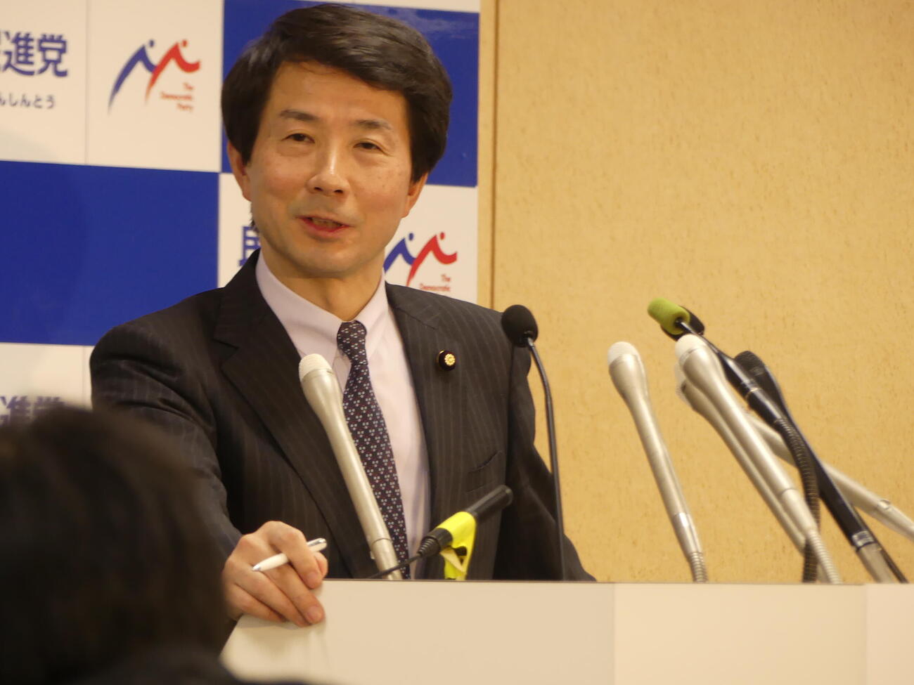 民進党時代に代表を務めた大塚耕平元参院議員（2017年12月撮影）